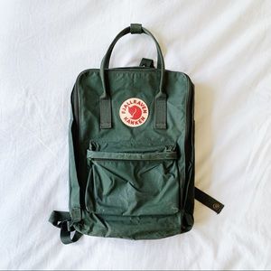 Fjallraven Kanken 15” Laptop Bag: Deep Forest